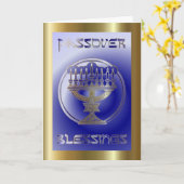 Carte Pesach Passover Jewish (Fleur jaune)