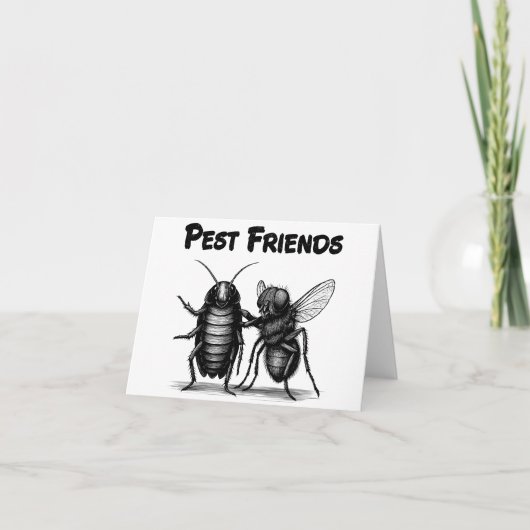 Carte Pest Friends BFF (Devant)