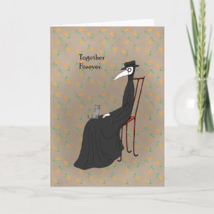 Carte Peste Doctor Love anniversaire Saint Valentin