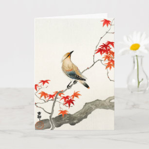 Carte Peste japonaise - Ohara Koson - Art Vintage