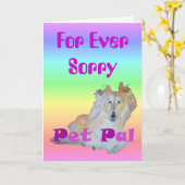 Carte Pet (Fleur jaune)