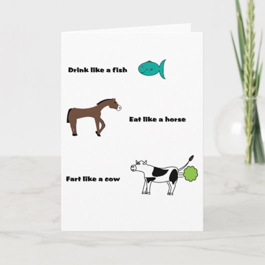 Carte Pet comme une Vache (Devant)