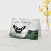 Carte Pet Smpathy - papillon (Fleur jaune)