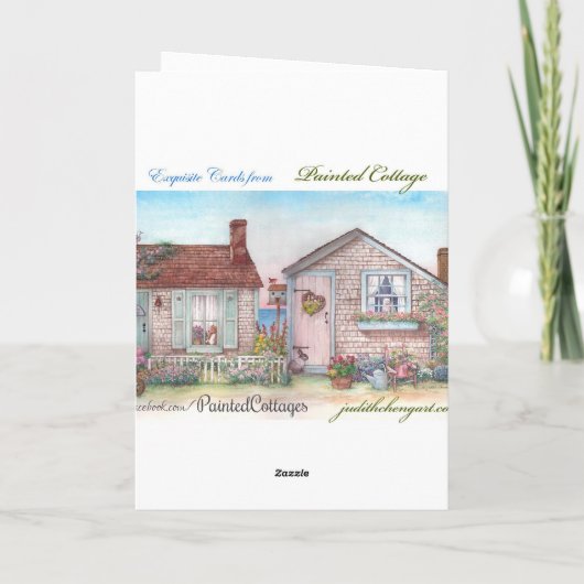 Carte Pet sympathie, Cat in Garden, Custom Message (Dos)