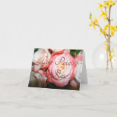 Carte Pétales de rose de l'amitié (Fleur jaune)