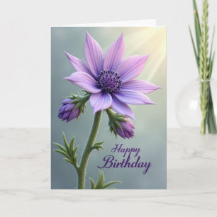 Carte Pétales de Violette Sérènes