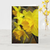 Carte Pétales ensoleillées (Fleur jaune)