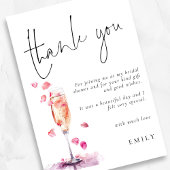 Carte Pétales Modernes Fête des mariées de Merci