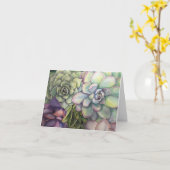 Carte Pétales Pastel (Fleur jaune)