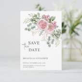 Carte Pétales Sans Temps Mariage Unique Enregistrer La D (Debout devant)