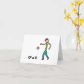 Carte Petanque (Fleur jaune)