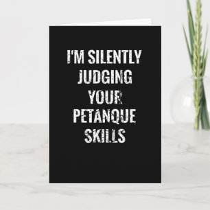 Carte Petanque Boules Gift   Petanque Lover Boule Player