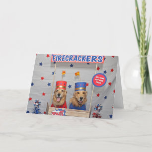 Carte Pétards de golden retriever à vendre