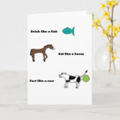 Carte Péter comme une Vache (Fleur jaune)