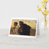 Carte Peter et John Running (Fleur jaune)