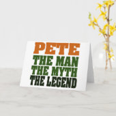 Carte Peter - la légende (Fleur jaune)