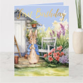 Carte Peter le Jardin de lapin Shop Premier anniversaire (Devant)