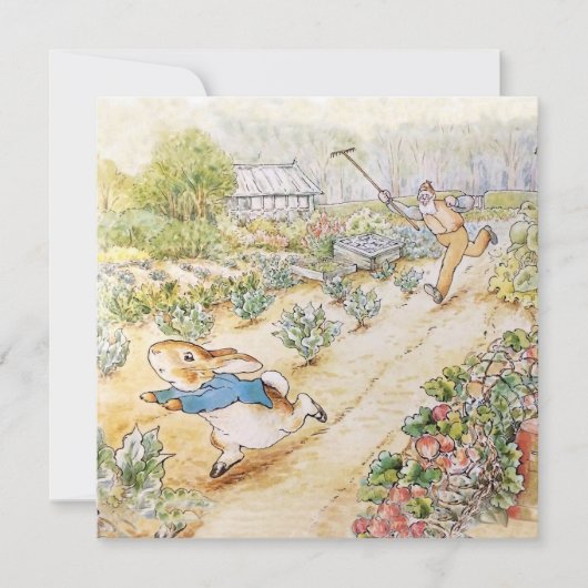 Carte Peter le lapin dans le jardin de M. Mc Gregor (Devant)