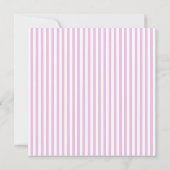 Carte Peter le lapin soufflant rose bulle gomme (Dos)