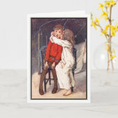 Carte Peter Pan et Wendy par Alice B. Woodward (Fleur jaune)