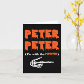 Carte Peter Peter est avec le citrouille (Fleur jaune)