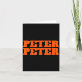 Carte Peter Peter Peter Citrouille Manger Couples d'Hall (Devant)