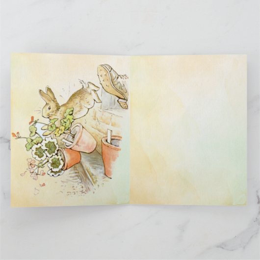 Carte Peter Rabbit Beatrix Potter (Intérieur)