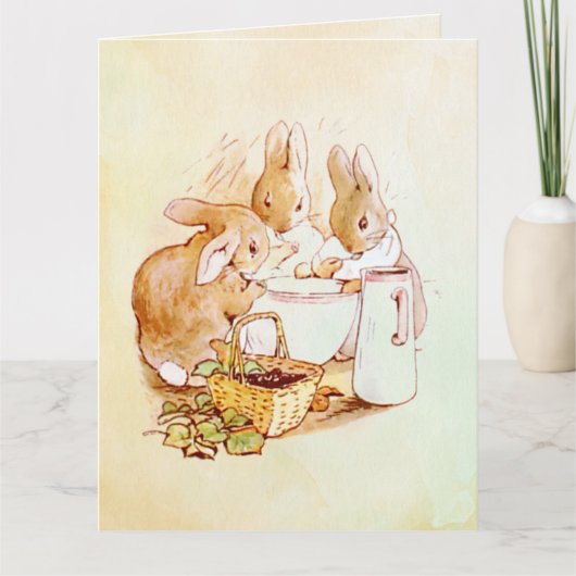 Carte Peter Rabbit Beatrix Potter (Devant)