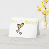 Carte Pétillant-O-thérapie (Fleur jaune)