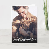 Carte Petit ami le plus sexy jamais Photo Saint-Valentin (Devant)