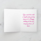 Carte petit anniversaire heureux (Intérieur)