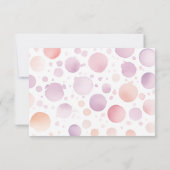 Carte Petit baby shower d'halloween pompé (Dos)