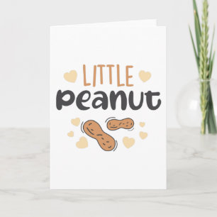 Carte Petit bébé cacahuète