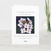 Carte Petit bouquet de ressort (Dos)
