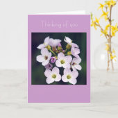 Carte Petit bouquet de ressort (Fleur jaune)