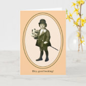 Carte Petit Cavalier (Fleur jaune)