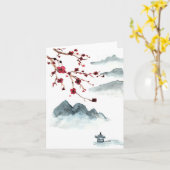 Carte petit Cerisier en Fleur (Fleur jaune)