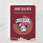 Carte petit champignon Tracker Habit (Devant)