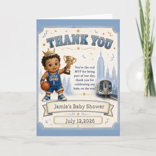 Carte Petit Champion Merci (Devant)