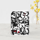 Carte Petit Chaperon Rouge (Fleur jaune)