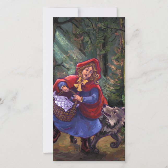Carte Petit Chaperon Rouge (Devant)