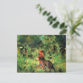 Carte Petit chaperon rouge par Carl Larsson (Debout devant)