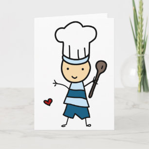 Carte Petit chef garçon