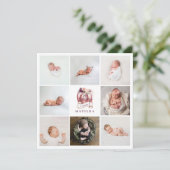 Carte petit citrouille âge violet âge anniversaire multi (Debout devant)