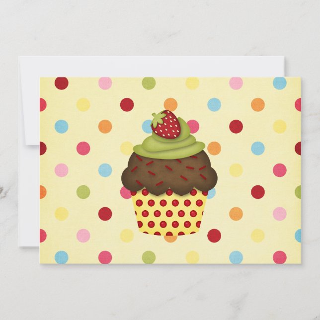 Carte petit cupcake (Devant)