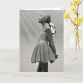 Carte Petit danseur, âgé 14 (Fleur jaune)