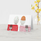 Carte Petit-déjeuner Anniversaire pour le conjoint (Fleur jaune)