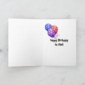 Carte Petit-déjeuner d'anniversaire (Intérieur)