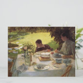 Carte Petit déjeuner dans le jardin (Debout devant)