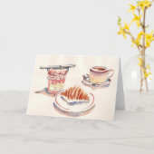 Carte Petit Dejeuner de Paris (Fleur jaune)